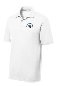 CHS Sport-Tek Racemesh White Polo