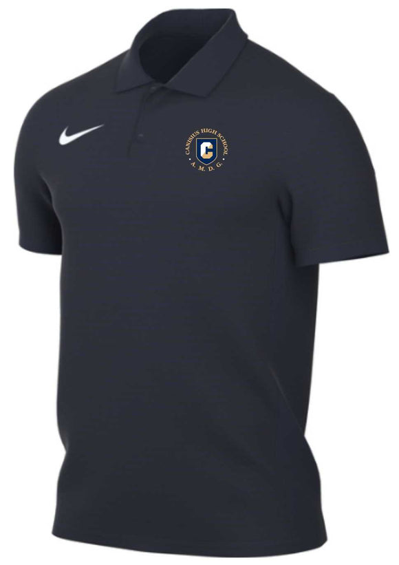CHS Nike Navy DF Victory Stripe Polo